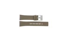Horlogeband Diesel DZ5343 Leder Beige 22mm