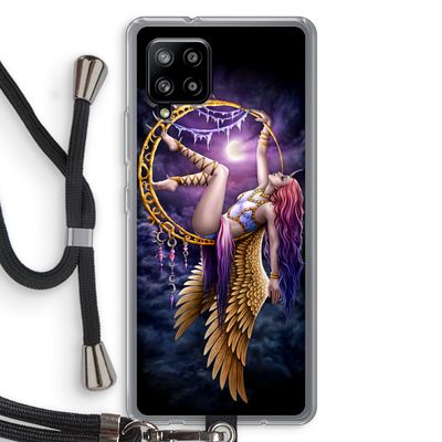 Aerial Angel: Samsung Galaxy A42 5G Transparant Hoesje met koord