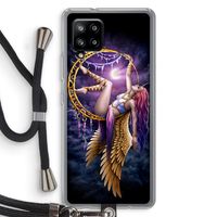 Aerial Angel: Samsung Galaxy A42 5G Transparant Hoesje met koord