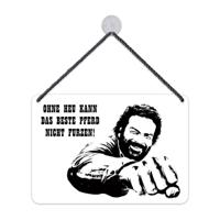 Bud Spencer Tin Sign Beste Pferd 16,5 x 11,5 cm