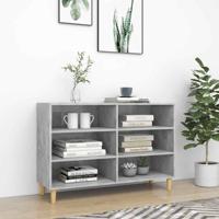 Dressoir 103,5x35x70 cm bewerkt hout betongrijs