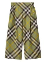 Burberry Kids pantalon cargo en coton à motif Vintage Check - Vert - thumbnail