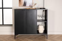 Nohr Dressoir Danyella 110cm - Zwart - thumbnail