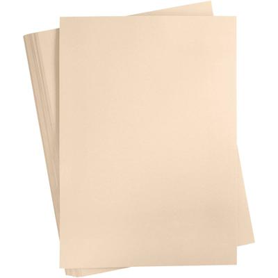Creativ Company Gekleurd karton, a2, vel 420x594 mm, 180 gr, beige, 100 vel/ 1 doos