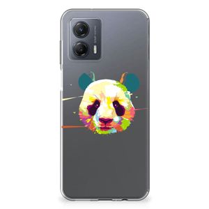 Motorola Moto G53 Telefoonhoesje met Naam Panda Color