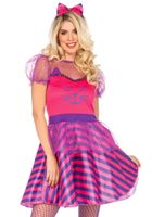 Miss Cheshire Kat Kostuum Dames