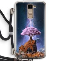 Ambition: LG K10 (2016) Transparant Hoesje met koord