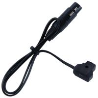 Rolux 4-pins xlr female plug met male d-tap rl-c3