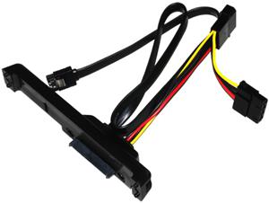 Silverstone CP05 SATA-kabel 0,5 m Zwart