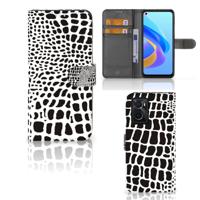 OPPO A76 | A96 | Telefoonhoesje | Met pasjeshouder | Slangenprint
