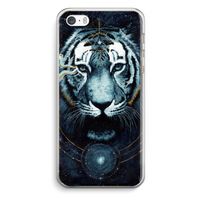 Darkness Tiger: iPhone 5 / 5S / SE Transparant Hoesje
