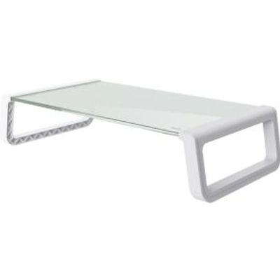 Trust Flat Panel Bureau Steun Transparant Wit