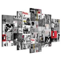 Schilderij - Street Art: Banksy IV
