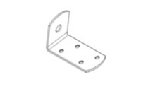 Waelbers Hoek L-beslag 75 mm lang RVS - 100 Stuk(s) - OND404646.13