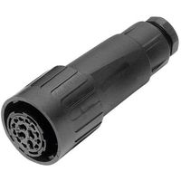Amphenol C016 10E017 002 1 Ronde connector Koppeling, recht Totaal aantal polen: 17 + PE Serie (ronde connectoren): C016 1 stuk(s) - thumbnail