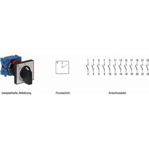 Kraus & Naimer CH10.A200.FT2 Lastscheidingsschakelaar 20 A 1 x 60 ° Grijs, Zwart 1 stuk(s)