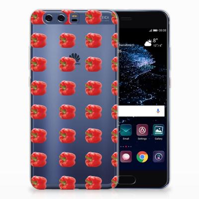 Huawei P10 Plus | Siliconen Case | Paprika Red
