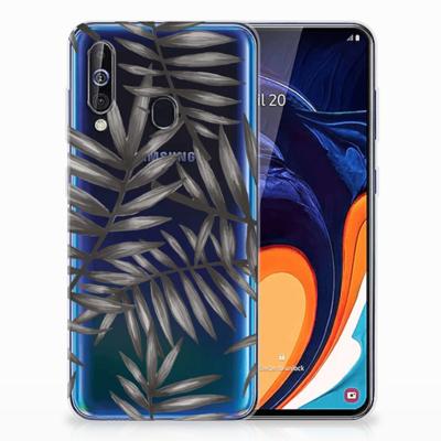 Samsung Galaxy A60 | TPU Case | Leaves Grey Samsung Galaxy A60 | TPU Case | Leaves Grey
