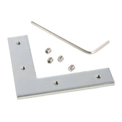 Deko Light 987027 Nutenstein / Eckverbinder 90° Hoekverbinder Metaal (b x h) 12 mm x 2 mm 1 stuk(s)