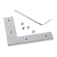 Deko Light 987027 Nutenstein / Eckverbinder 90° Hoekverbinder Metaal (b x h) 12 mm x 2 mm 1 stuk(s)