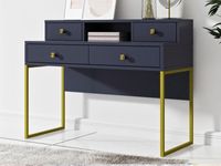 Bureau CLAUDIO 4 lades blauw - thumbnail