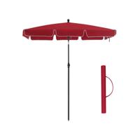 Opvouwbare parasol voor balkon, Rood / 200 X 125 cm - thumbnail