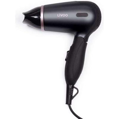 LIVOO DOS175 - Reisföhn - 2 snelheden - Bi-voltage: 120/230 Volt - Opvouwbare ergonomische handgreep