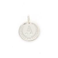 Imotionals Ronde Kettinghanger Letter A Zilver