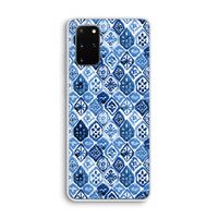 Blauw motief: Samsung Galaxy S20 Plus Transparant Hoesje