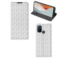 OnePlus Nord N100 | Hoesje met Magneet | Stripes Dots