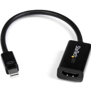 StarTech.com Mini DisplayPort naar HDMI 4K-converter Mini DisplayPort 1.2 naar HDMI actieve adapter voor mDP-UltraBook / -laptop 4K 30 Hz