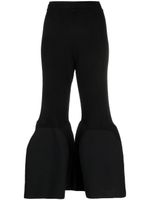 CFCL pantalon court à design nervuré - Noir