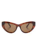 Moncler Eyewear lunettes de soleil Modd à monture papillon - Marron - thumbnail