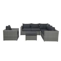 Garden Impressions Cayman loungeset - inclusief fauteuil -organic grey