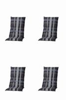 Kussen mona niedrig Nils taupe (4 stuks) Madison - Madison