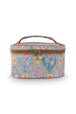 Pip Studio Pip Studio Cleo Beauty Case Ornamento Blue 26x16x16cm