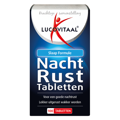Lucovitaal Voedingssupplementen Nachtrust Tabletten Slaap Formule 100Tabletten