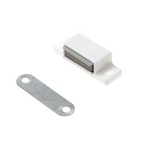 Magneetsluiting wit 4kg, tegenstuk staal