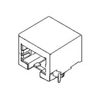 Molex Cat 3 Mod Jack/Plug 955406880 Bus Zwart 1 stuk(s)