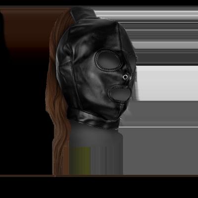 Ouch! by Shots Masker met Bruine Paardenstaart - Zwart