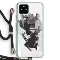 House: Pixel 5a 5G Transparant Hoesje met koord