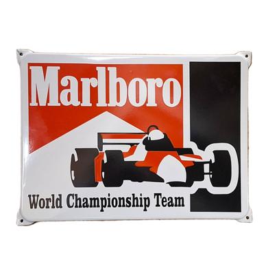 Marlboro World Championship Emaille Bord - 42 x 30cm