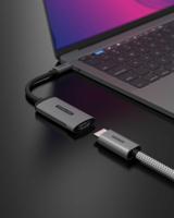 Sitecom AD-1003 tussenstuk voor kabels HDMI-A USB-C Zwart, Grijs - thumbnail
