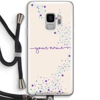 Sterren: Samsung Galaxy S9 Transparant Hoesje met koord
