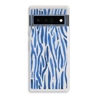 Blauwe nerven: Google Pixel 6 Pro Transparant Hoesje