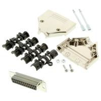 MH Connectors MHDTPK25-DM25S-K D-sub female connectorset 180 ° Aantal polen: 25 Soldeerkelk 1 stuk(s)
