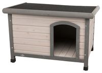 TRIXIE NATURA HONDENHOK CLASSIC PLAT DAK GRIJS 85X60X58 CM