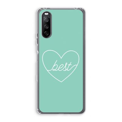 Best heart pastel: Sony Xperia 10 III Transparant Hoesje