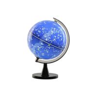 Wereldbol Home ESPRIT Zwart Marineblauw PVC 21 x 20 x 31 cm