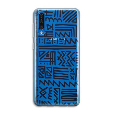Marrakech print: Samsung Galaxy A50 Transparant Hoesje